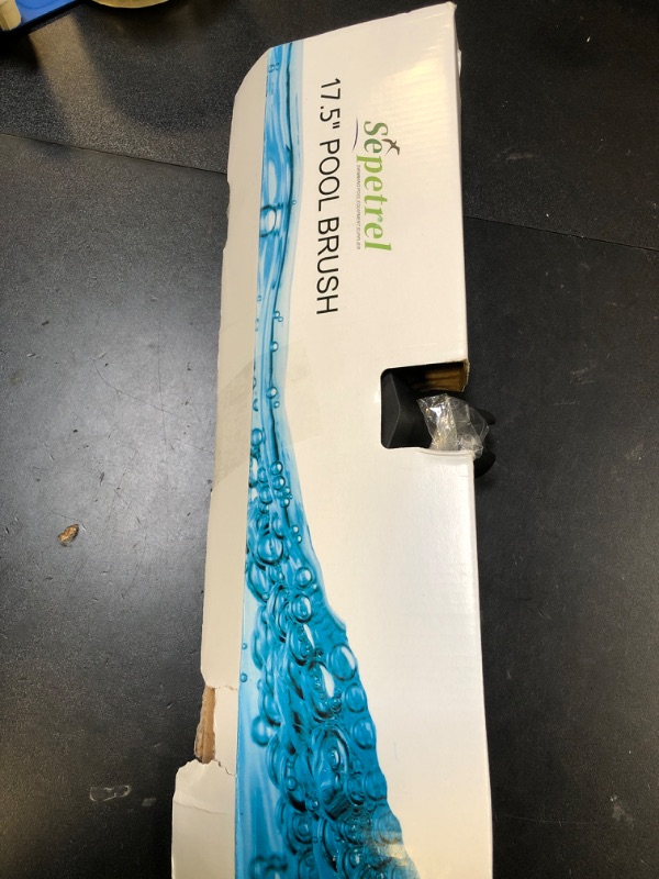 Photo 1 of Sepetrel Upgrade Pool Brush Head for Cleaning Walls,Heavy Duty Inground/Above Ground Swimming Pool Scrub Brushes,Suitable for Various Harsh Environments