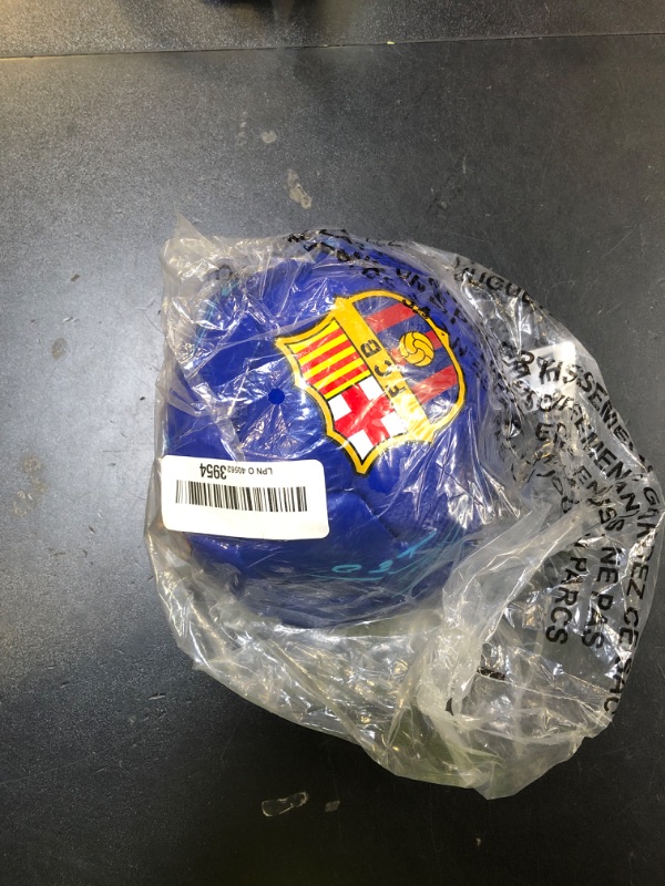 Photo 1 of UniFan Barcelona Messi Soccer Ball Size 2, Licensed Lionel Messi Signature Ball