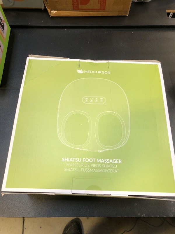 Photo 1 of Medcursor Foot Massager Machine with Heat, Rolling, Deep Kneading, Shiatsu Foot Massager for Delivers Pain Relief, Tired, Plantar Fasciitis, Gift for Women Mom Men Fits Up to 13"