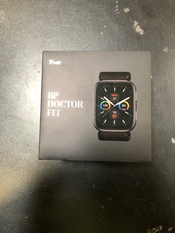 Photo 1 of YHE Smart Watch Blood Pressure, 1.95'' Blood Pressure Watch with Air Pump Cuff, Blood Pressure Monitor for Sleep and Sports Tracking for Android iOS Supports Data Sharing, Reminder Monitoring Etc