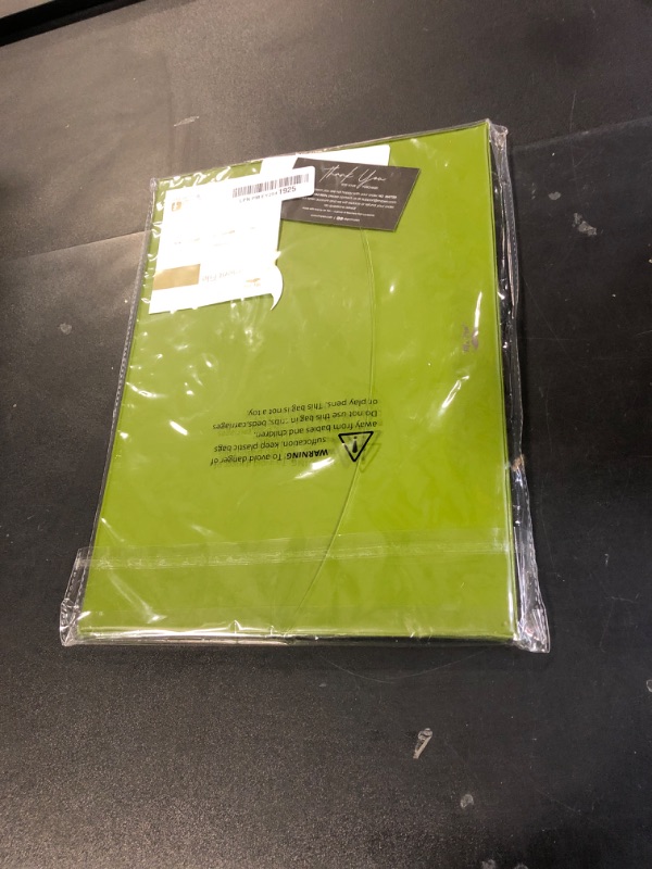 Photo 1 of Mr. Pen- Green Letter Size File Folders, Clear Plastic, Document Folders