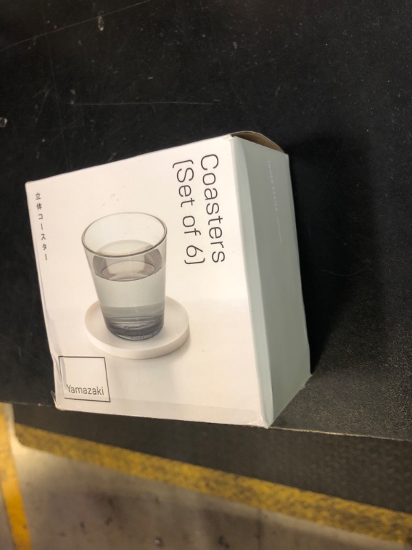 Photo 1 of Yamazaki Home Coasters (Set of 6), Silicone, Round, Dishwasher Safe, No Assembly Req.