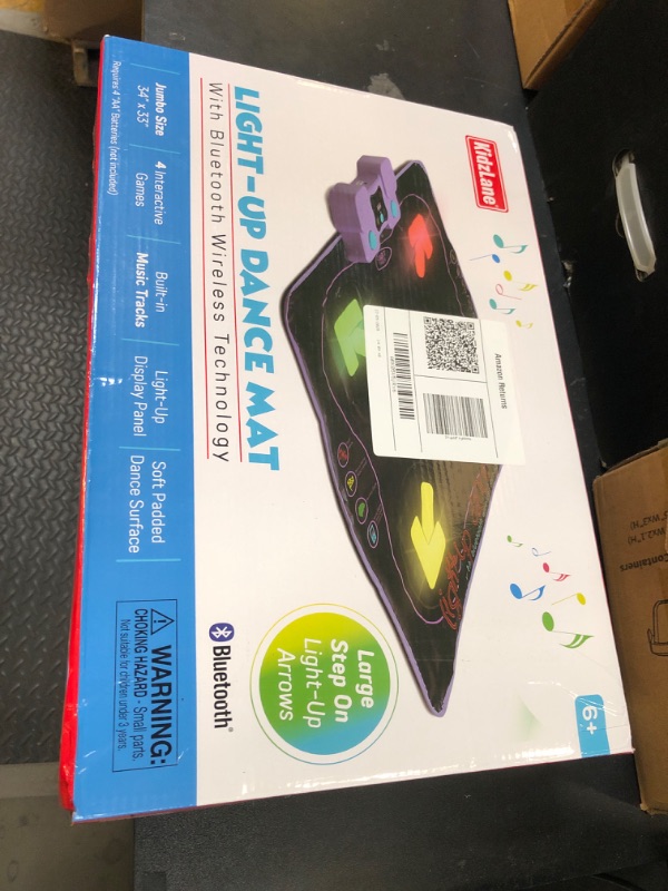 Photo 1 of Kidzlane Electronic Dance Mat for Kids 8-12, Wireless Kids' Dance Pad with Bluetooth/AUX, Built-in Music, 5 Challenge Levels, 4 Modes - Interactive Toys for Children, Ages 6 and Up
