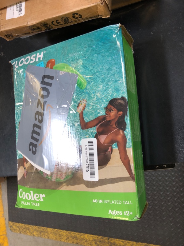 Photo 1 of JOYIN 60" Inflatable Palm Tree Cooler, Beach Theme Decor, Pool Party Decorations, Luau Hawaiian Birthday Party Supplies, Ocean Jungle Tropical Themed Summer Outdoor Drink Cooler