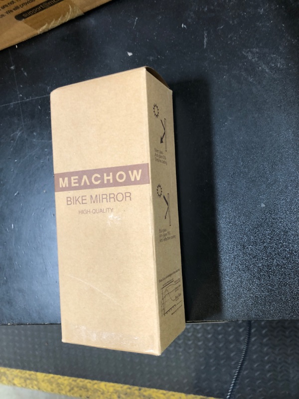 Photo 1 of MEACHOW New Bar End Bike Mirror, Crystal UHD Automotive Grade Glass Lens E-Bike Mirrors, Scratch Resistant, Safe Rearview Mirrors, (Silver Left Side) ME-022LS