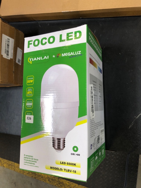 Photo 1 of Bullishman Super Bright Light Bulbs, 400-500W Equivalent Exceed 5000LM E26 LED Bulb, 6500K Daylight 50 Watt High Lumen LED Bulb for Home, Shopping mall, Hotel, Factory, Warehouse, Garage (50, Watts)