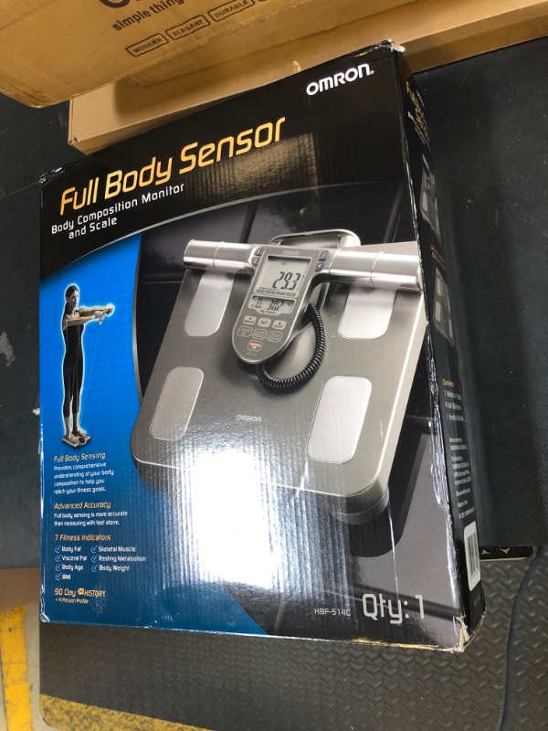 Photo 1 of OMRON Body Composition Monitor & Scale – Track Skeletal Muscle Mass Loss/Gain, Weight (up to 330 pounds), Visceral Fat, BMI and More (Non-Bluetooth)