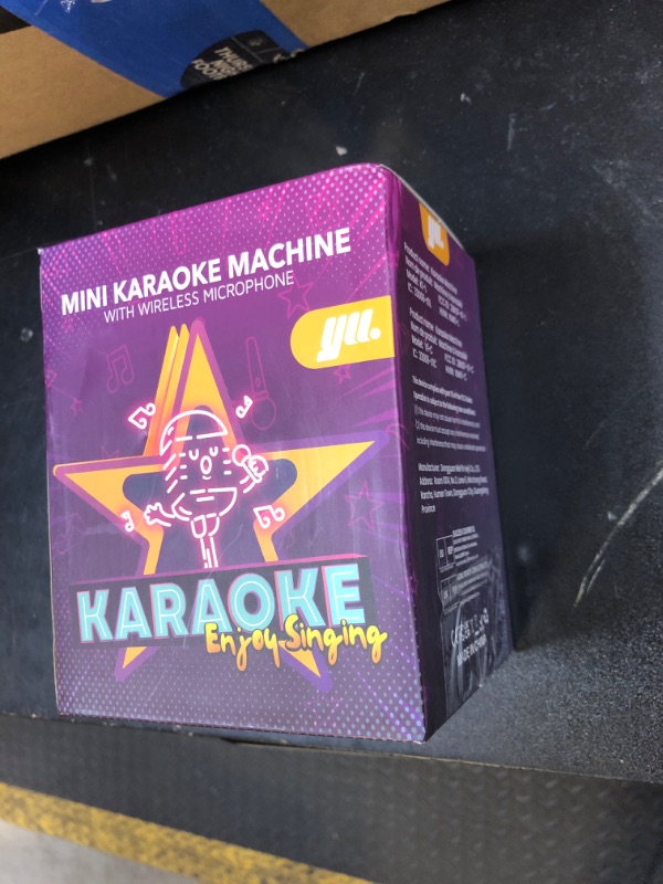 Photo 1 of YLL Mini Karaoke Machine with 2 Wireless Microphones, TOP Kids Gifts for Girls Ages 3, 4, 5, 6, 7, 8, 9, 10, 11, 12 +Years Old, 4-12th Birthday Toy Gift for Girls Boys Party (Purple)