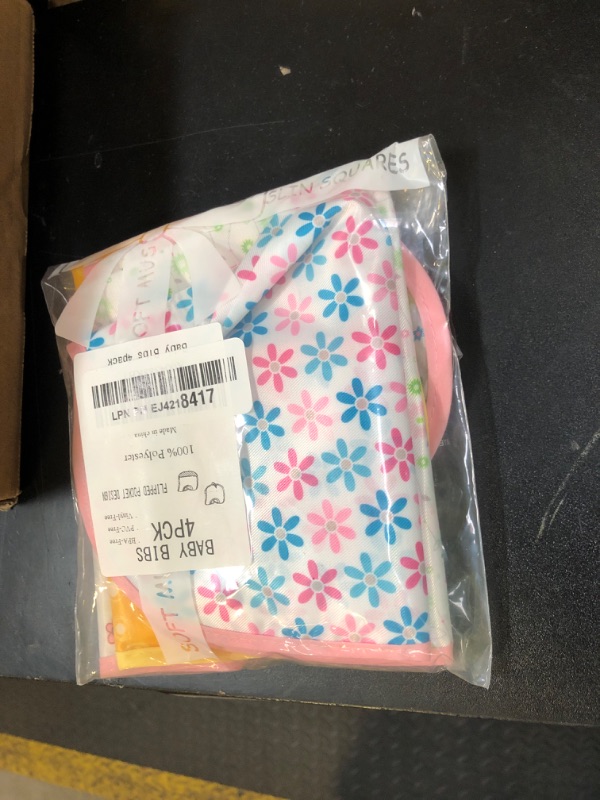 Photo 1 of Baby bibs Waterproof Toddler bib - Feeding bib with Pocket for Infant Boy Girl Washable 6-50M