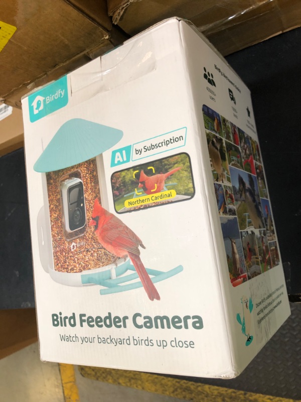 Photo 1 of NETVUE by Birdfy Smart Bird Feeder with AI Camera Solar Powered, 2MP Wireless Wildbird Watching, Live Stream & Night Vision, Auto-Capture & Notify, Collection & Cloud Storage (AI by Subscription)
