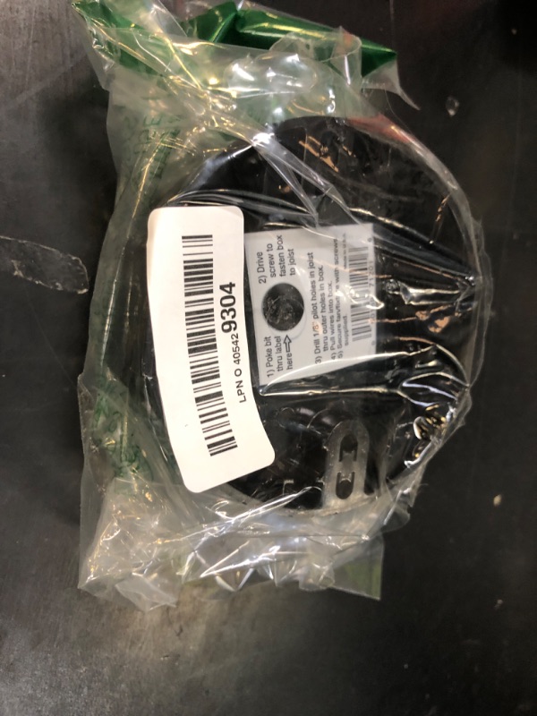 Photo 1 of Raco RACO7120-1 Hubbell Saddle Box 4" Round Ceiling Fan and Fixture Box, Black