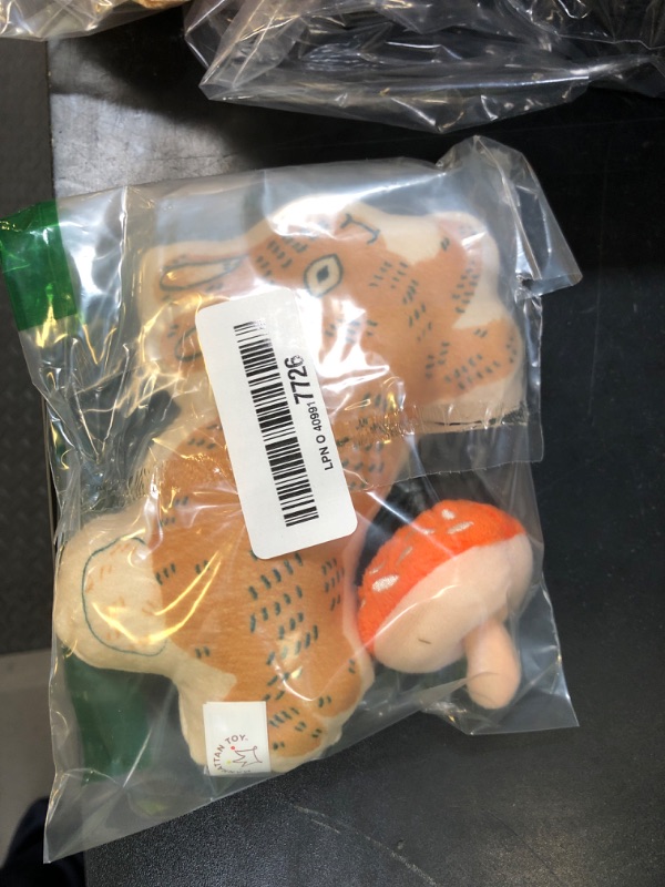 Photo 1 of Manhattan Toy Button Bunny Brahm's Lullaby Pull Musical Toy with Baby Chime and Adjustable Fabric Loop for Carriers and Cribs