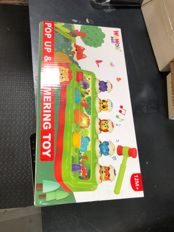 Photo 1 of 1 Year Old Toys for Boys Girls Birthday Gift, Cause and Effect Animal Pop Up Toy with Music and Light for Toddlers 1-3, Preschool Learning Educational Toys Easter Gifts for babies 6-12 months
