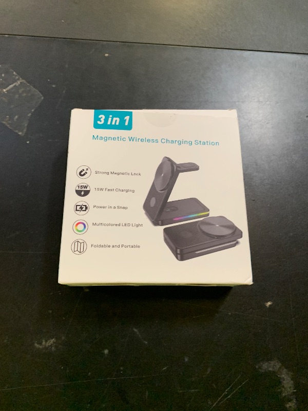 Photo 1 of Magnetic Wireless Charger for Google Pixel Watch 3/2, 3 in 1 Foldable Wireless Charging Station for Google 10/10 Pro XL/10 Pro/9/8/7/6, Pixel Buds Pro 2, Fast Mag-Safe Charging Stand with Adapter