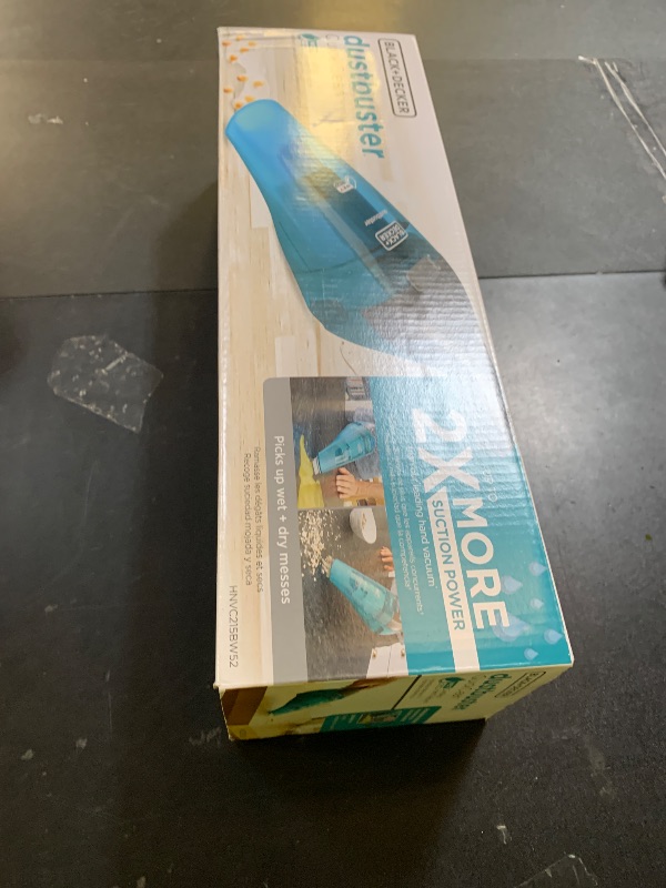 Photo 1 of BLACK+DECKER dustbuster Wet/Dry Handheld Vacuum, Cordless Hand Vac (HNVC215BW52)