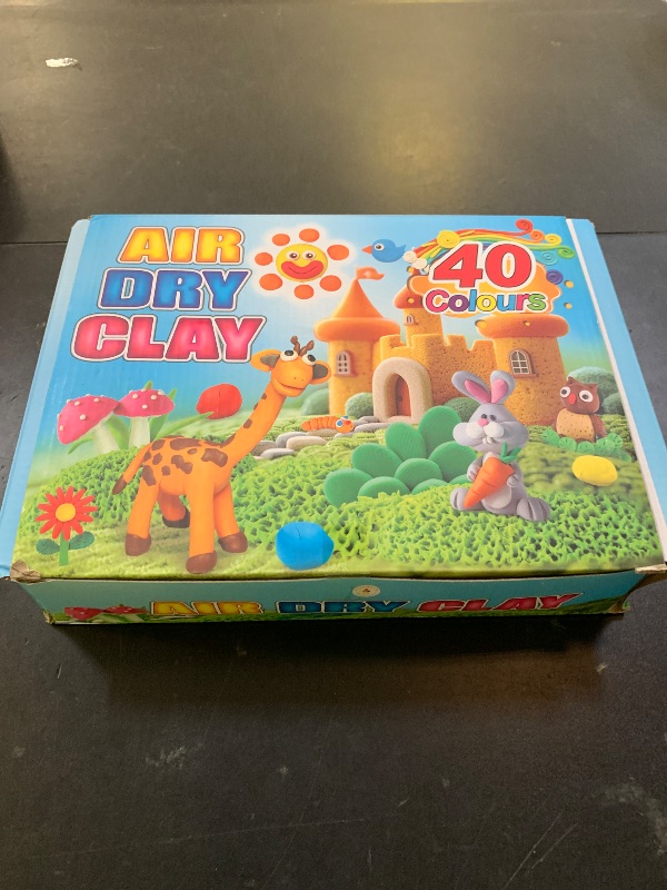 Photo 1 of Modeling Clay Kit - 40 Colors Air Dry Clay DIY Molding Clay with Tools, Kids Art Crafts Gift for Boys & Girls Age 3-12 Year Olds