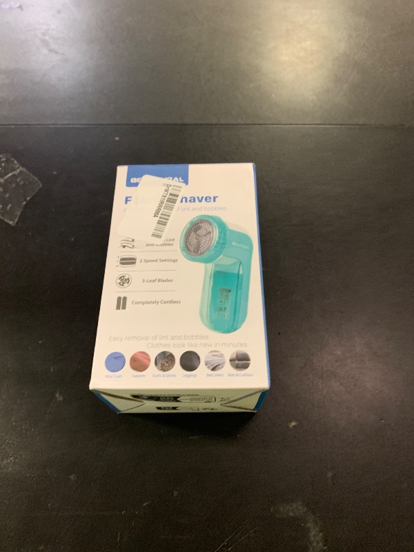 Photo 1 of BEAUTURAL Fabric Shaver and Lint Remover, Sweater Defuzzer with 2-Speeds, 2 Replaceable Stainless Steel Blades, Battery Operated, Remove Clothes Fuzz, Lint Balls, Pills, Bobbles