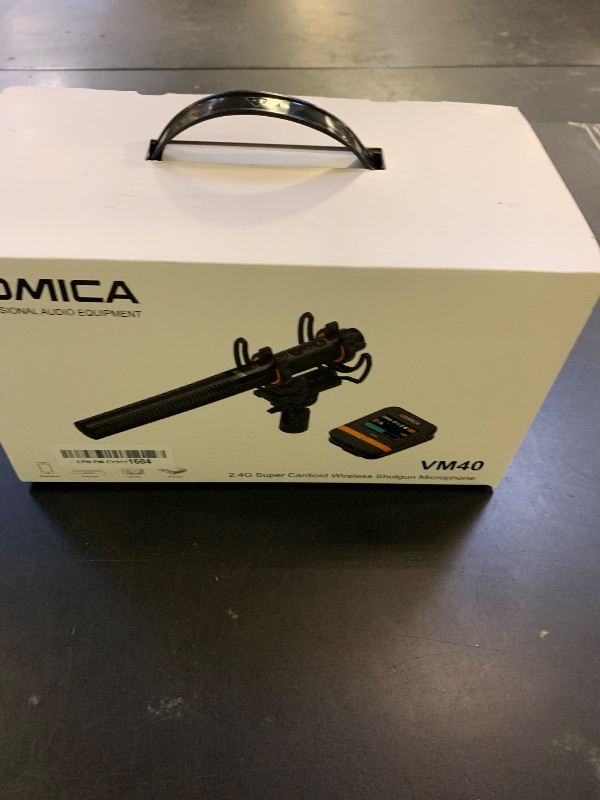 Photo 1 of COMICA VM40 Shotgun Microphone with Wireless Modes, 48kHz/32-bit, 32GB Storage, Safety Audio Track, Super Cardioid Camera Mic for Filmmakers, Vloggers - Wireless Mic for Camera, Smartphone, PC