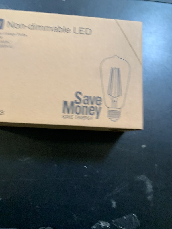 Photo 1 of 4-Pack Vintage E26 LED Edison Bulbs 100W Equivalent 1400LM High Brightness 8W ST58 LED Filament Light Bulbs 5000K Daylight White Medium Base CRI90+ Antique Clear Glass for Home Kitchen, Non-dimmable