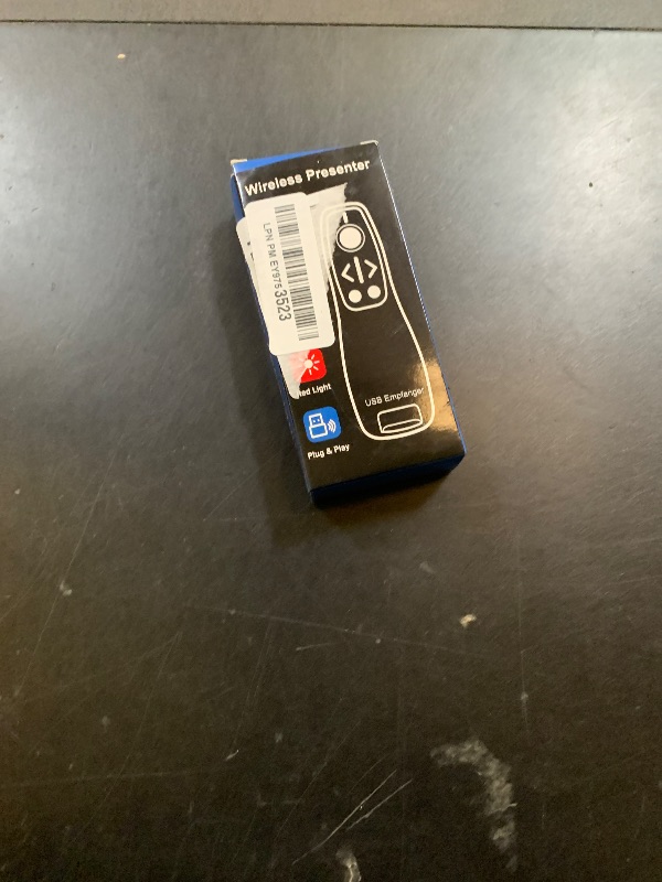 Photo 1 of Presentation Clicker Wireless Presenter Remote for PowerPoint, Powerpoint Clicker with Volume Control PowerPoint Slide Advancer for Mac, Computer, Laptop-E600