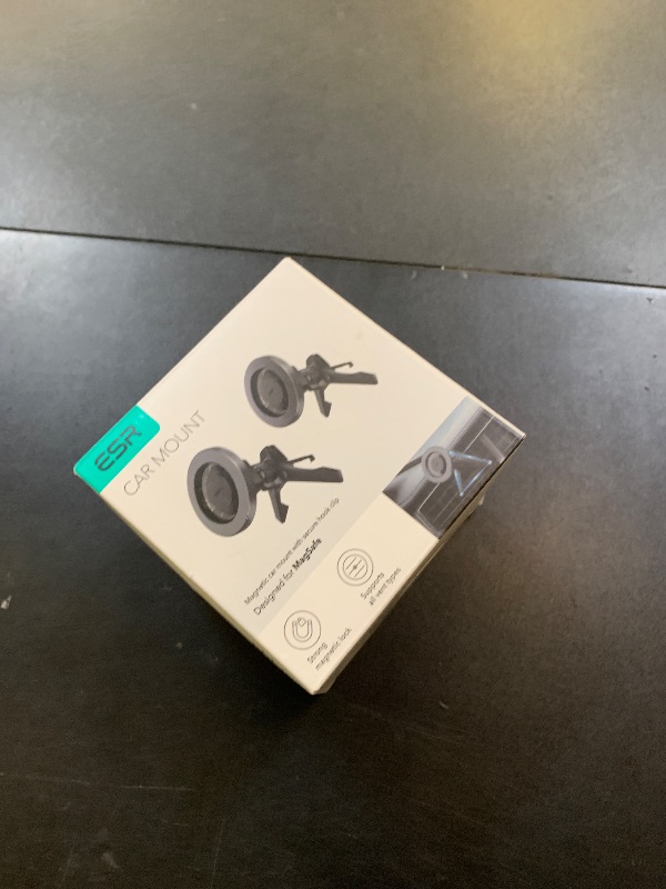 Photo 1 of ESR for MagSafe Car Mount, Magnetic Phone Holder for Car Air Vent, Car Phone Holder Mount for iPhone 17/16/16e/15/14/13/12/Samsung, All Smartphones(2 Metal Rings Included),Charging Not Supported