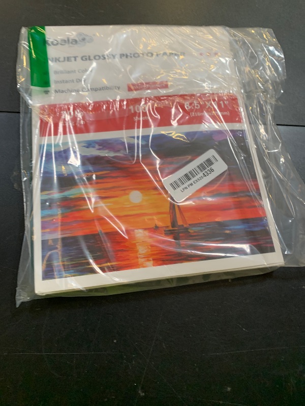 Photo 1 of Koala Glossy Thin Inkjet Paper 8.5x11 Inches 100 Sheets Compatible with Inkjet Printer Use DYE INK 115gsm
