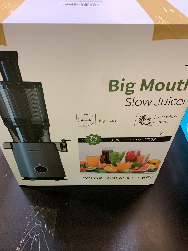 Photo 1 of ECOSELF Cold Press Juicer Easy to Clean, with Wide Mouth & Large Feed Chute, Professional Juicer Machines For Whole Fruits & Vegetables, Self Feeding for Juice Extractor Machine, High Juice Yield