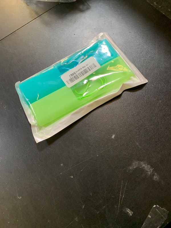 Photo 1 of 2 Pack Remote Cover for Samsung Smart TV, Case Compatible with Samsung Solar Cell Remote 2021 2022 BN59-01357 01385 01265A Glow in The Dark Silicone Protective Remote Skin Sleeve- Glow Green+Glow Blue