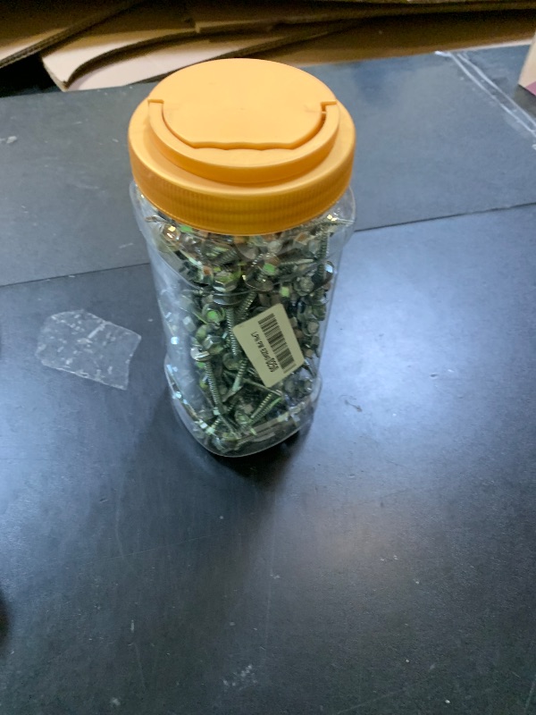 Photo 1 of #10 x 2 (200 PCS) Metal Roofing Screws with Rubber Washer, Hex Head Self Tapping Screws for Metal, Self Drilling Sheet Metal Screw, Hex Bit Socket Included