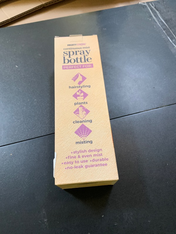Photo 1 of 10 OZ Continuous Spray Bottles - Ultra Fine Mist Sprayer | Water Spray Bottle For Hair Stuff, Mister Spray Bottle For Plants Mister | Hair Spray Bottles For Hairstyling, Cleaning, Salons