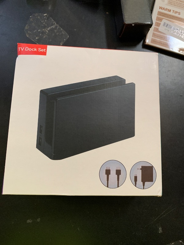 Photo 1 of Dock Station for Switch/Switch OLED, Replacement 3-in-1 TV Dock Set with Original IC Module, AC Charger & High-Speed HDMI Cable for 1080P HD Output & Console Charging?Not Compatible with Switch 2?