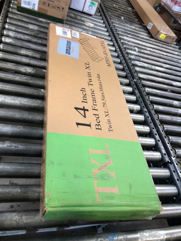 Photo 1 of Yitong Angel Twin XL Size Bed Frame, 14 Inch Heavy Duty Support 3500 lbs Metal Platform, No Box Spring Needed/Noise Free/Non-Slip/Steel Slat Support/Easy Assembly