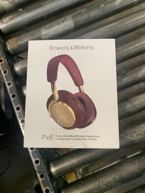 Photo 1 of Bowers & Wilkins Px8 Over-Ear Wireless Headphones, Advanced Active Noise Cancellation, Luxurious Materials, 30-Hour Battery Life, 15-Min Quick Charging, Royal Burgundy