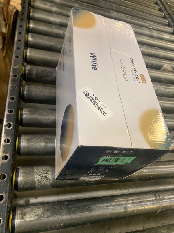 Photo 1 of POWERASIA 6 Pack 6 Inch LED Recessed Lights with Junction Box, Recessed Lighting 6 Inch 5CCT Dimmable 2700K-6000K,15W 1200lm Canless Downlight-ETL and Energy Star Certified
