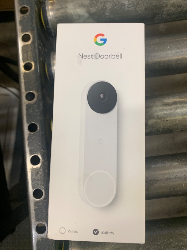 Photo 1 of Google Nest Doorbell (Battery) - Snow