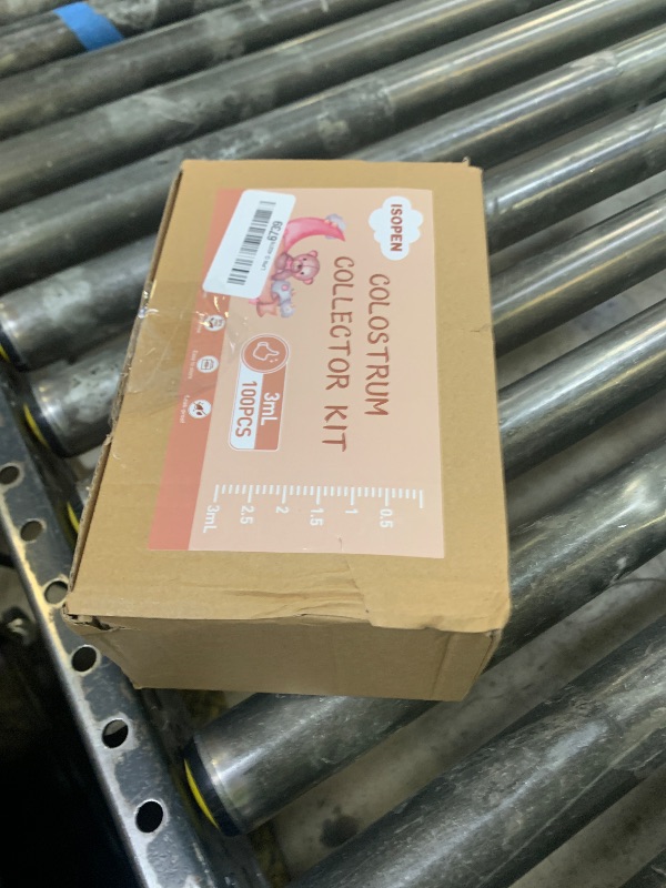 Photo 1 of 100 Sets 3ml Colostrum Syringes,Colostrum Collector kit Include 100 3ml Syringe with Cap, Sticker, Clear ziplock Bag and a Measuring Cup