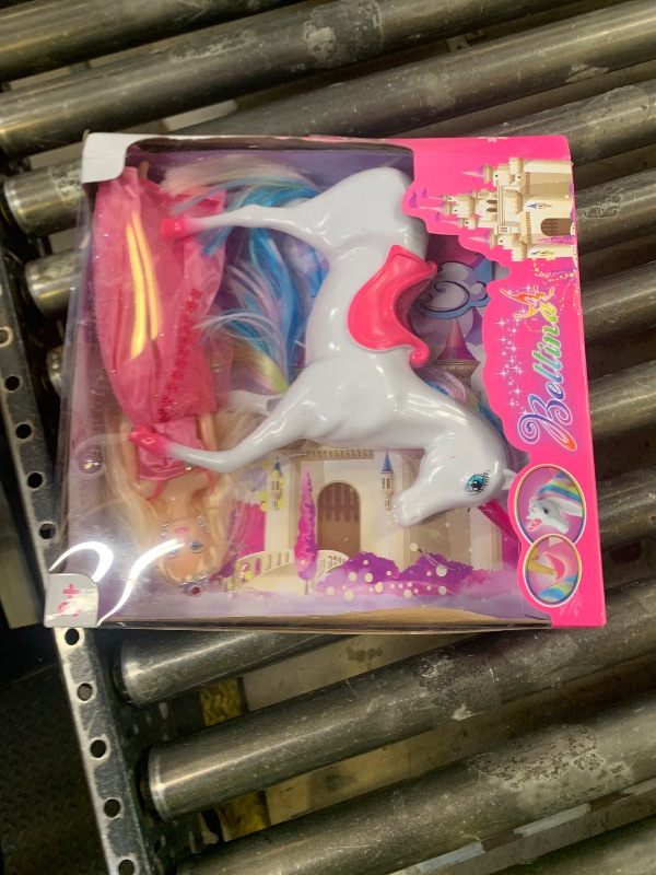 Photo 1 of Magic Light Unicorn & Princess Doll, Unicorn Toys for Girls 3+, Gifts for Christmas Birthday for Kids Girls Aged 3 4 5 6 7 8