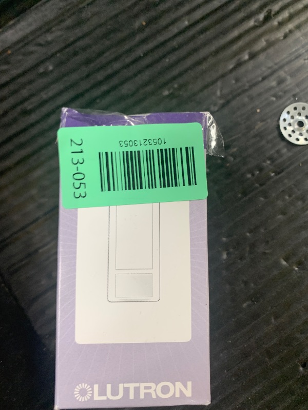 Photo 1 of Lutron Maestro Motion Sensor Light Switch Indoor for Bathroom, Garage, Laundry Room, Any Bulbs, Occupancy Vacancy Sensor, Single-Pole, MS-OPS2-WH, White
