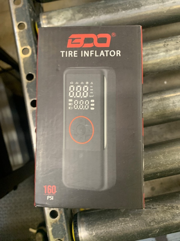 Photo 1 of BDO Tire Inflator Portable Air Compressor, 160PSI 12V Car Plug-In & CordlessTire Inflator,4X Faster, LCD Display,Auto Shutoff for Car Tires, Tire Pump for Motorcycle, E-Bike, Ball