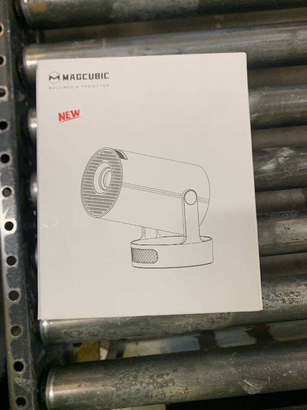 Photo 1 of Magcubic Mini Projector with WiFi 6 and Bluetooth 5.4, Portable Projector 4K support, 5w Soundbase Speaker, Auto Vertical Keystone 180°Rotatable Smart Proyector for Movie Home Outdoor HY300Pro+
