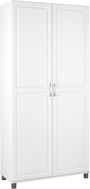 Photo 1 of SystemBuild Evolution Kendall 36" Utility Storage Cabinet - White
