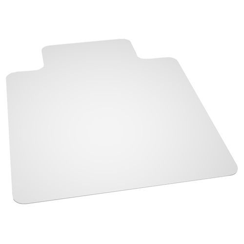Photo 1 of 36" x 48" Rectangular Hard Floor Chair Mat with Lip - Clear