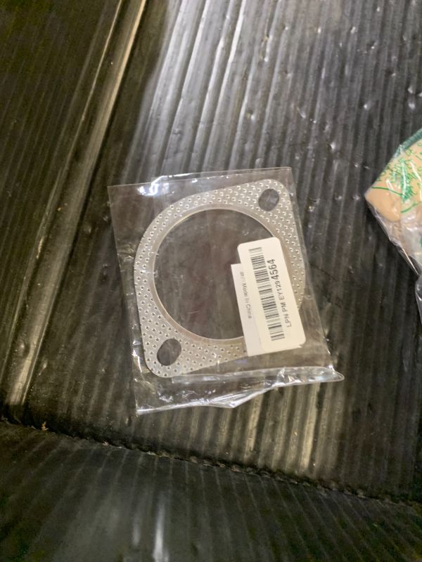 Photo 1 of Yourkar 2 PCS Car Exhaust Gasket, 3 Inch 2-Bolt Exhaust Flange Gasket Replacement, Standard Exhaust Manifold Gasket Made of High Temp Gasket Material, Universal Car Accessories (3 Inch)---ONLY CONTAINS ONE 