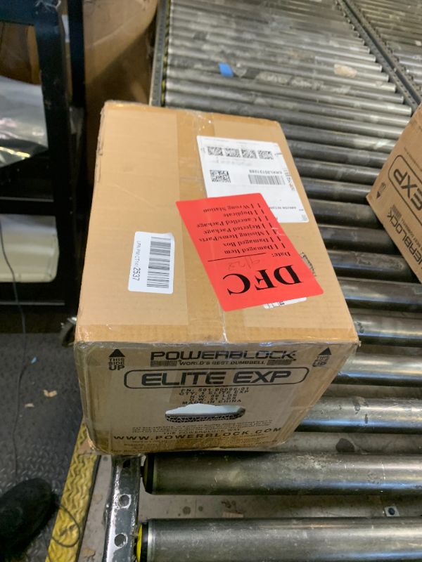 Photo 1 of PowerBlock Elite EXP Adjustable Dumbbell, Stage 1, 5-50 lb. Dumbbell, Durable Steel Build, Innovative Workout Equipment, All-in-One Dumbbell, Expandable with Expansion Kit