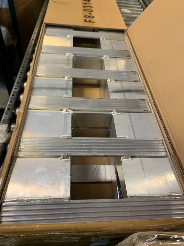 Photo 1 of labwork 84 inch X 14 inch Aluminum Ramps Trailer Ramps 1 Pair Hook Ramp Attachment End