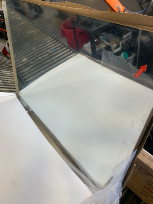 Photo 1 of LOAAO 48”X36” Gold Bathroom Mirror