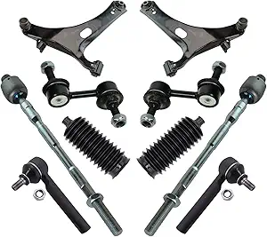 Photo 1 of TRQ Front Steering & Suspension Kit Control Arm with Ball Joint Steering Rack & Pinion Bellow Sway Bar Stabilizer Link Tie Rod---UNKOWN MODEL 