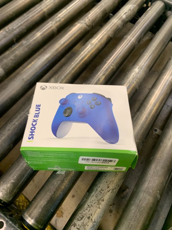 Photo 1 of Xbox Wireless Gaming Controller (2025) – Shock Blue – Play on Xbox, Windows, Android, iOS, FireTV Sticks, Smart TVs, VR Headsets