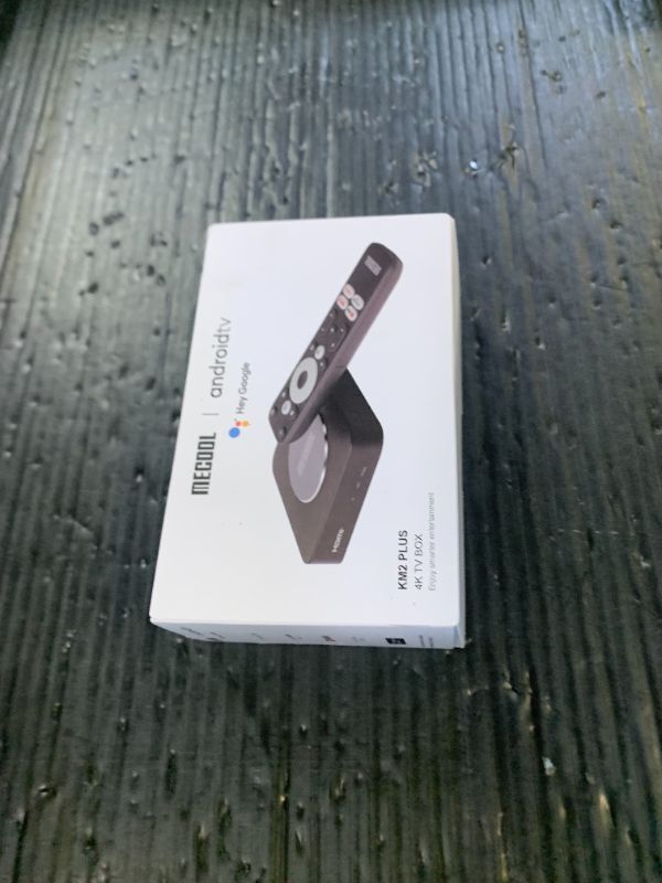 Photo 1 of Android 11.0 TV Box, MECOOL KM2 Plus 2GB 16GB Smart TV Box with Netflix Certified, Google Assistant Dolby Atmos, TV Box 4K Support AV1, 2.4G/5G, Ethernet, WiFi 5, BT 5.0 with Amlogic S905X4 (Black)