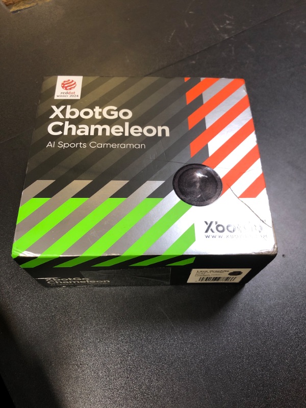 Photo 1 of XbotGo Chameleon AI Auto Sports Action Camera - 4K 60FPS Soccer Camera and Basketball Tracking Camera for Team Sports, Live Streaming, No Subscription, Works with iOS & Android (Lava Graphite)